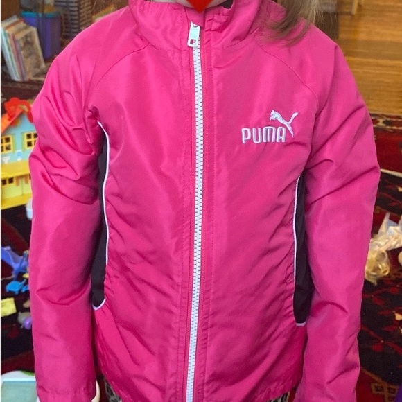 Puma 4T jacket - pink and black, for Spring or sport things - Picture 7 of 8